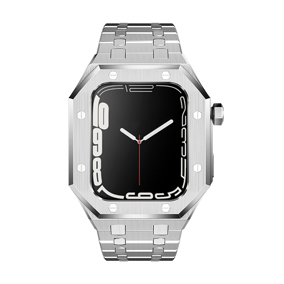 APPLE WATCH MOD KIT-OAK SILVER SS