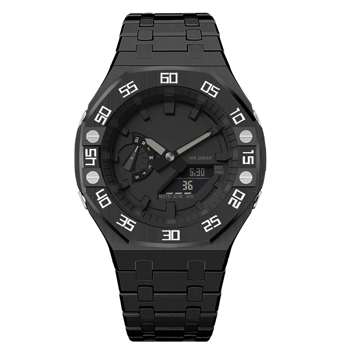 2100 MOD KIT-OAK4 NUMBERS BLACK-WH SS