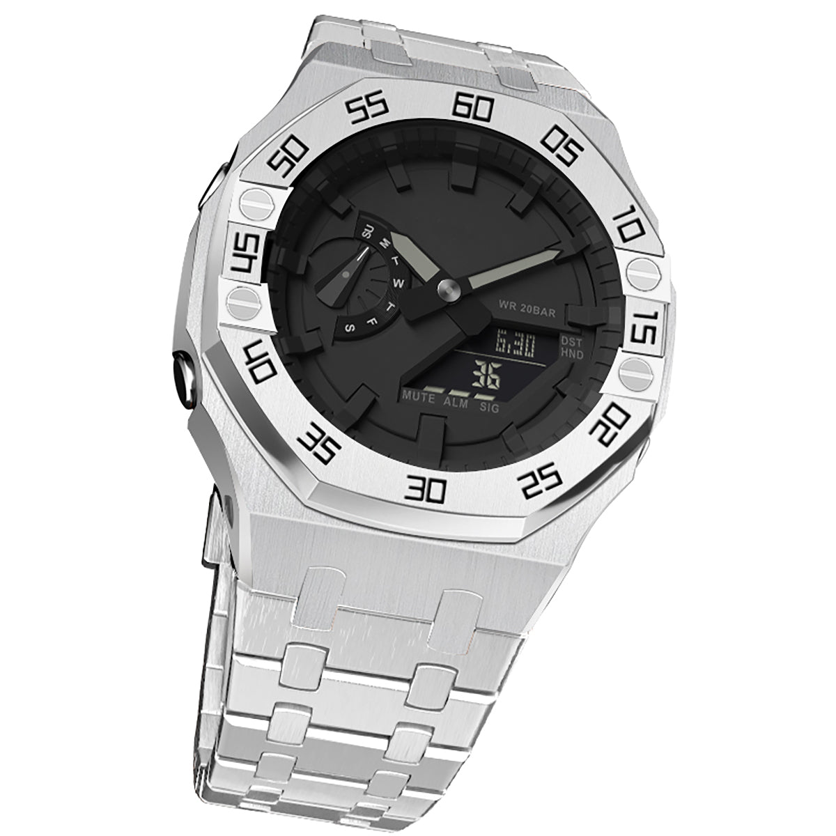 2100 MOD KIT-OAK4 NUMBERS SILVER-B SS