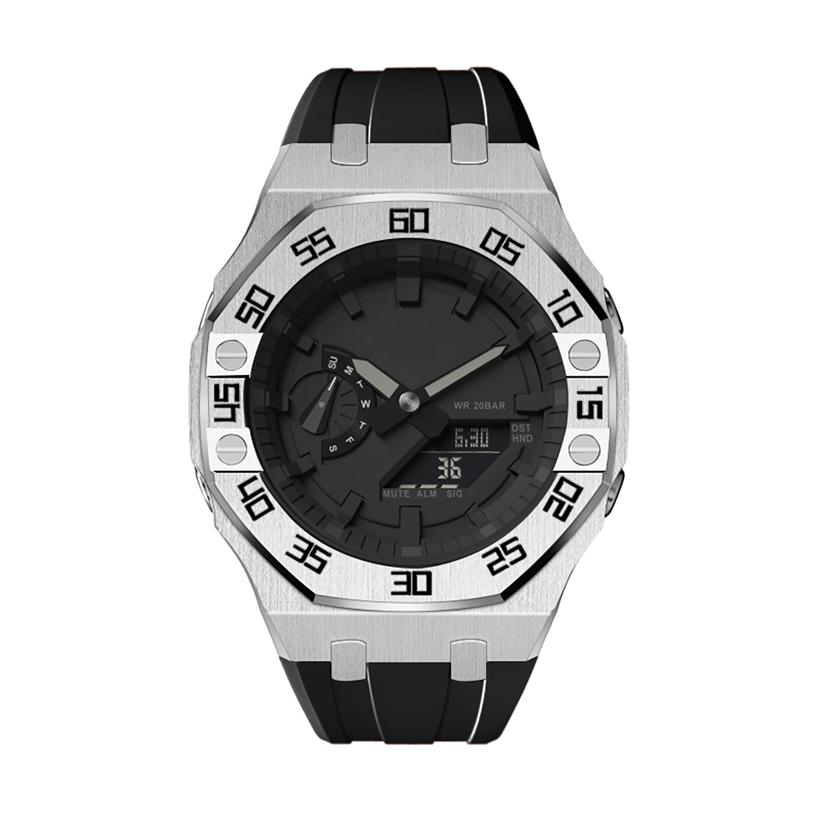 2100 MOD KIT-OAK4 NUMBERS SILVER-B RS