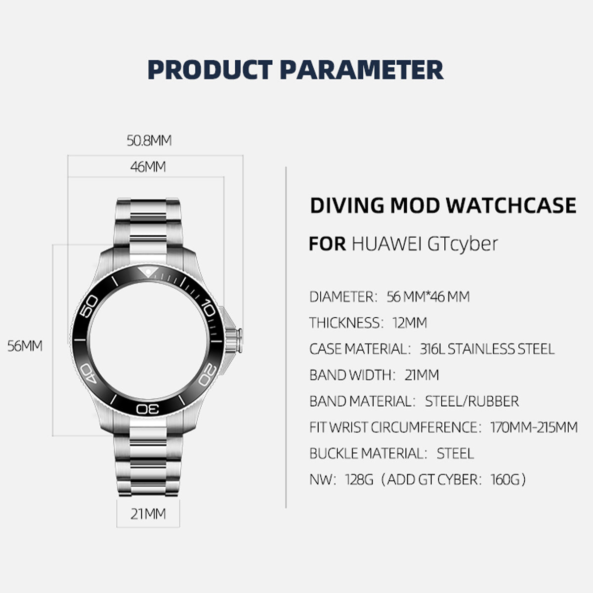 GTCYBER MOD KIT-CONQUEST SILVER SS