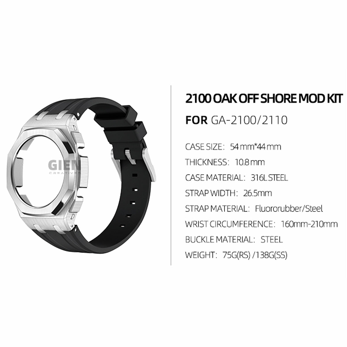 2100 MOD KIT-OAK OFFSHORE B-SILVER RS