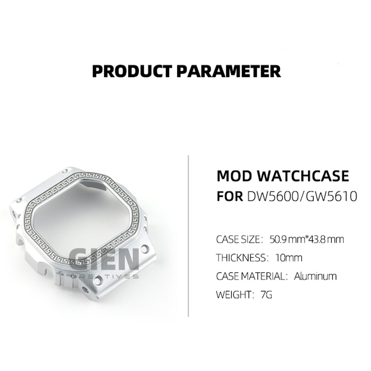 5600 MOD CASE-ALUMINIUM SILVER