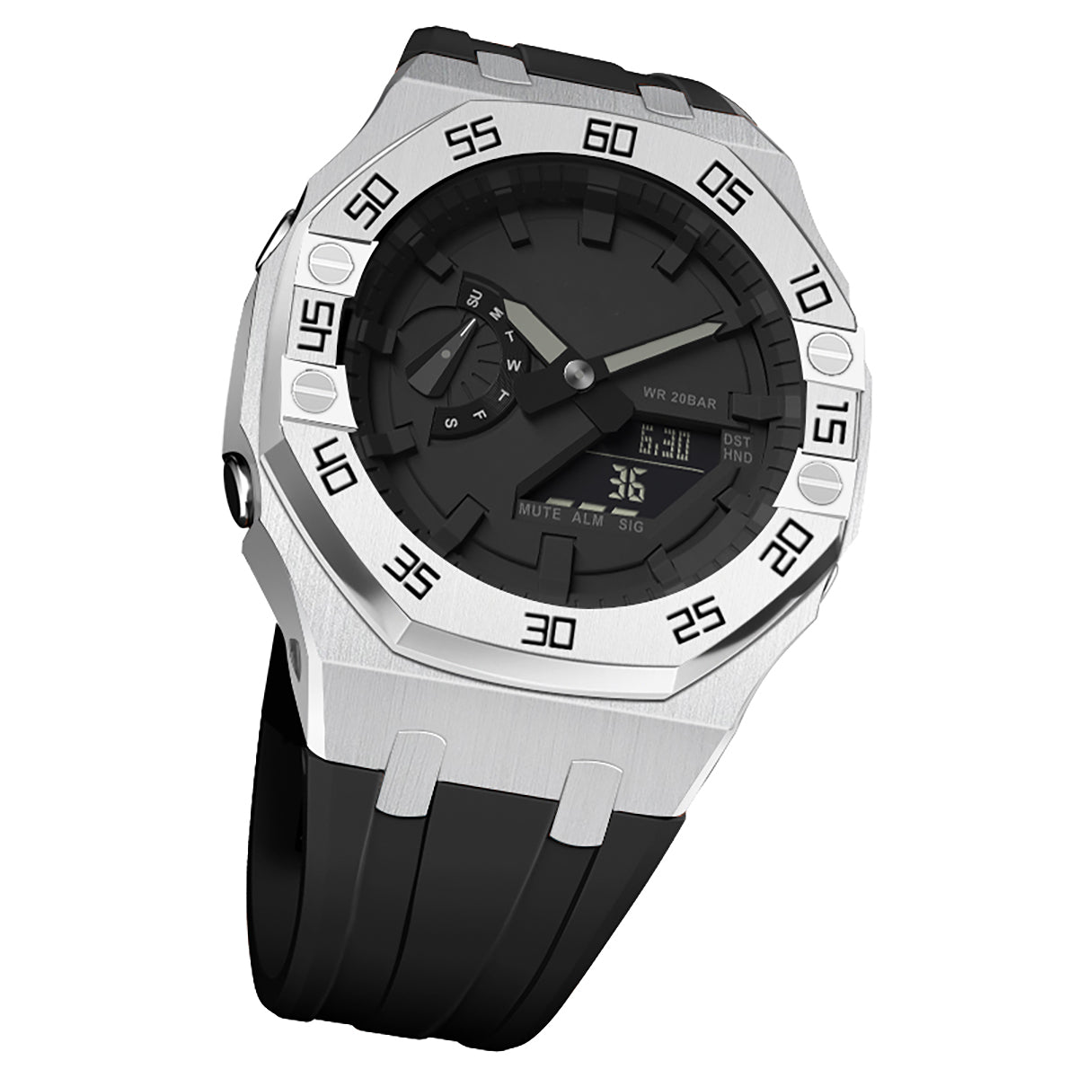 2100 MOD KIT-OAK4 NUMBERS SILVER-B RS