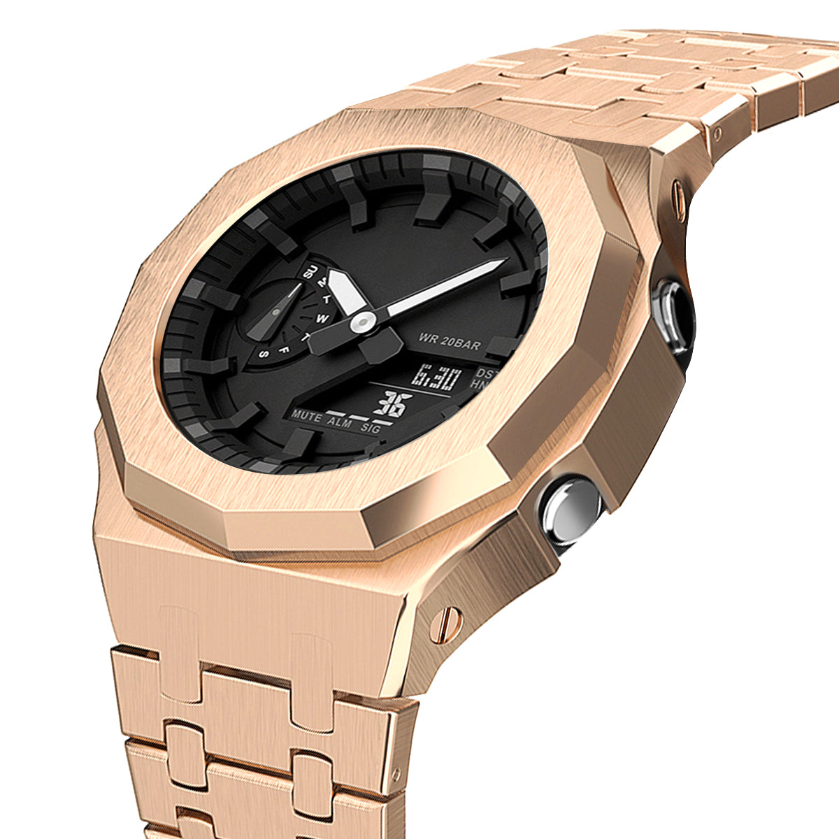 2100 MOD KIT-OAK4 DODECAGON ROSEGOLD SS