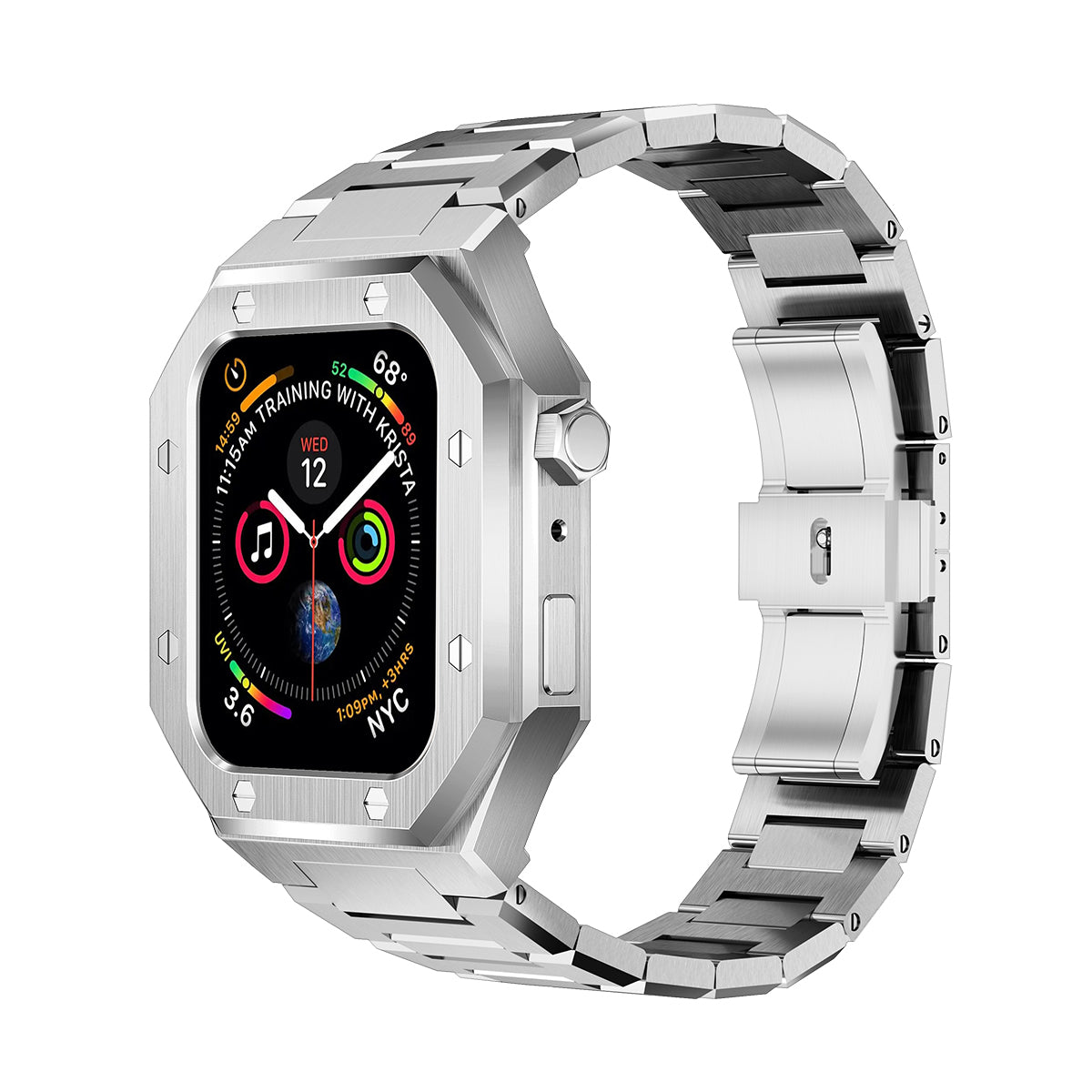 APPLE WATCH MOD KIT-ES SILVER SS