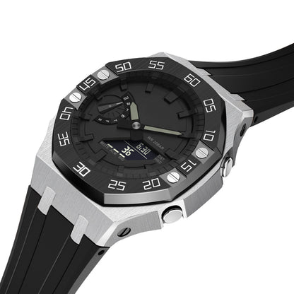 2100 MOD KIT-OAK4 NUMBERS BK SILVER-WH RS