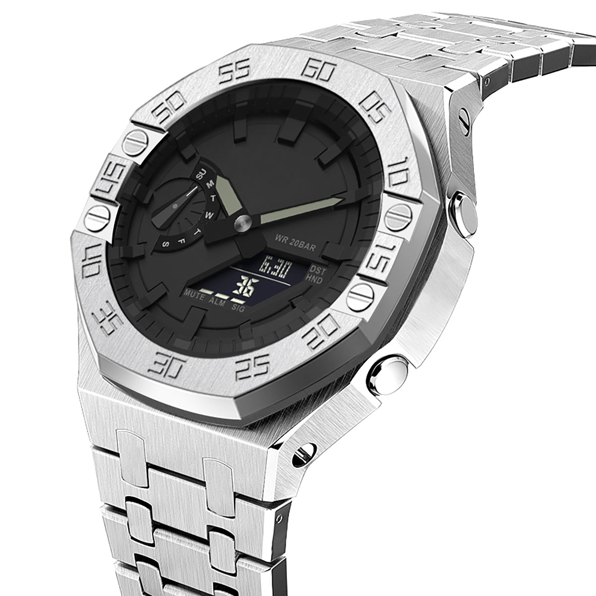 2100 MOD KIT-OAK4 NUMBERS SILVER SS