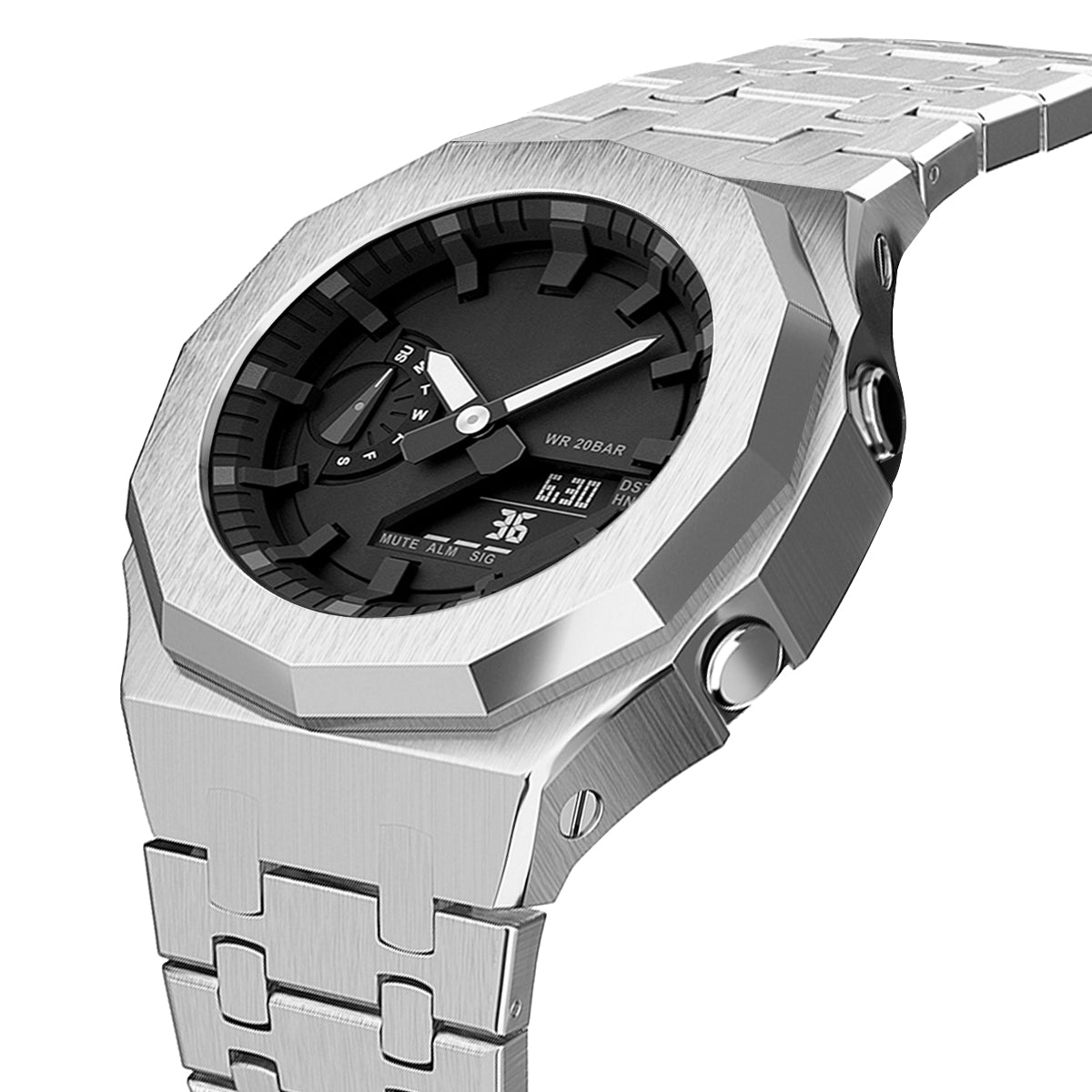 2100 MOD KIT-OAK4 DODECAGON SILVER SS