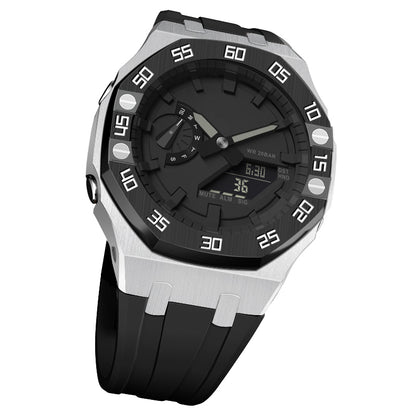 2100 MOD KIT-OAK4 NUMBERS BK SILVER-WH RS