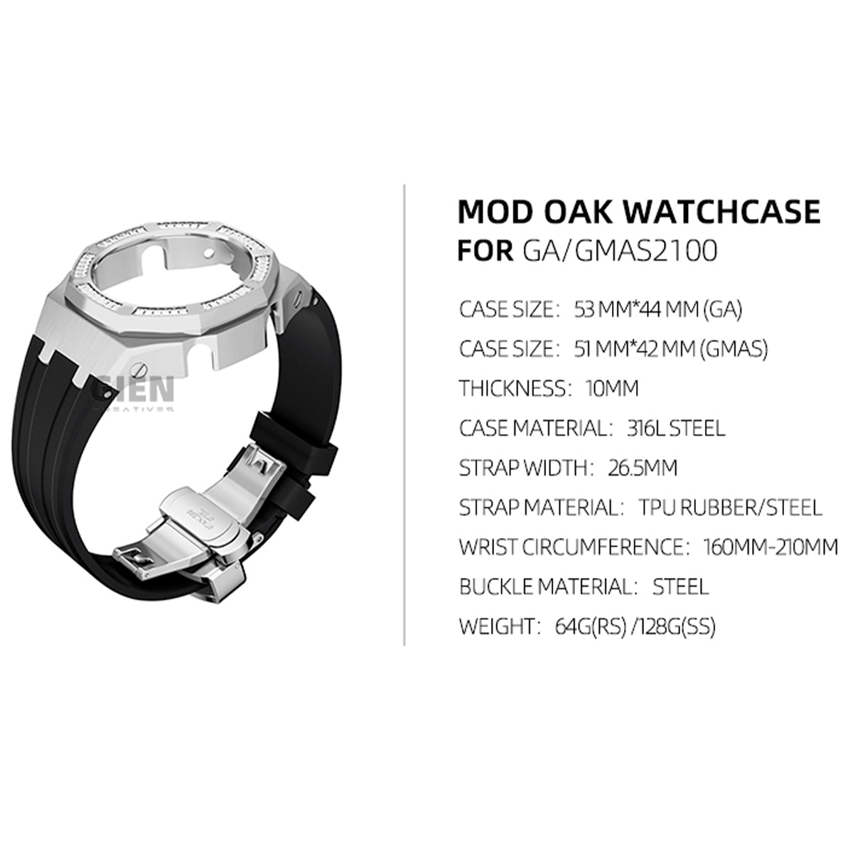 2100 MOD KIT-OAK BD SILVER SS