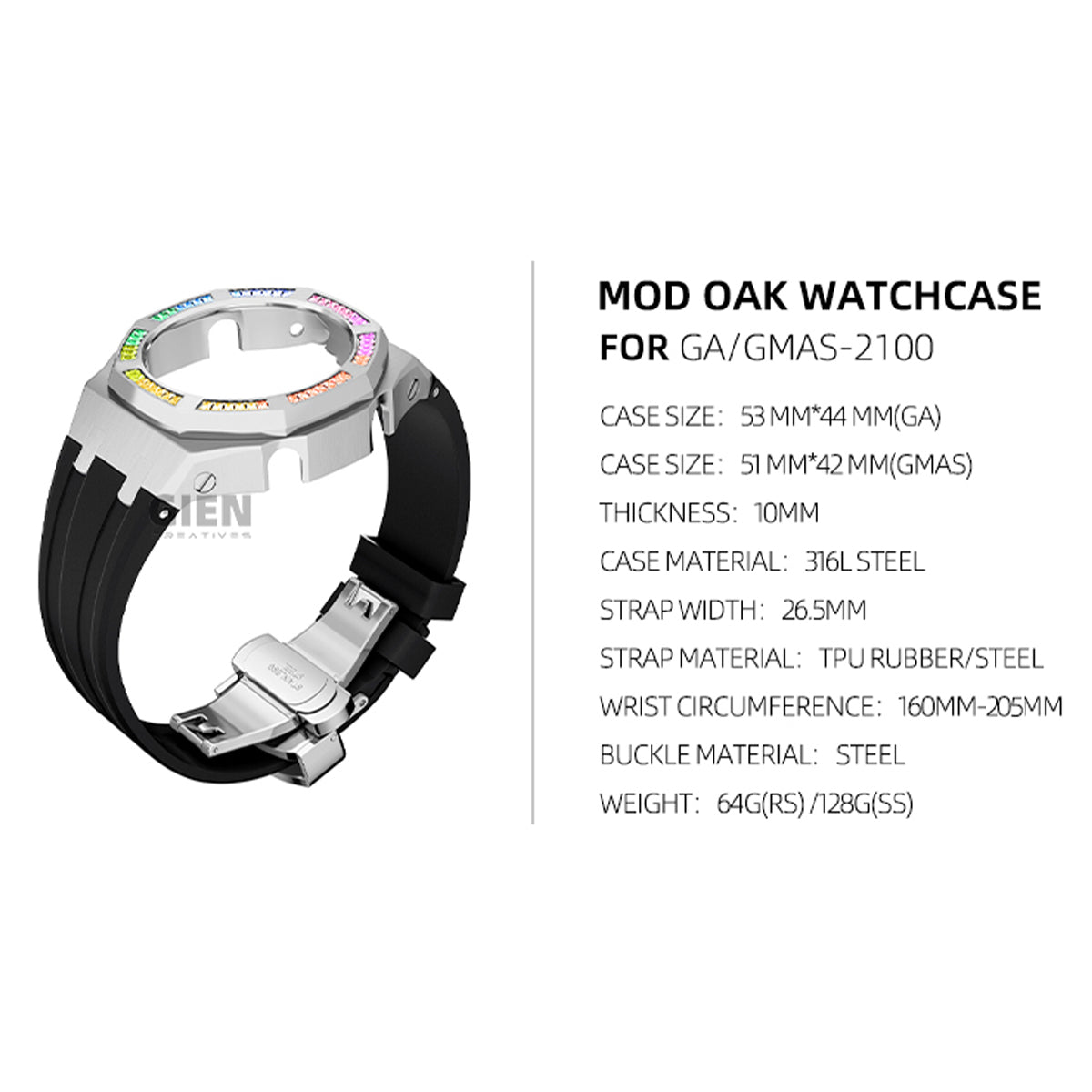 2100 MOD KIT-OAK BD-R ROSEGOLD RS