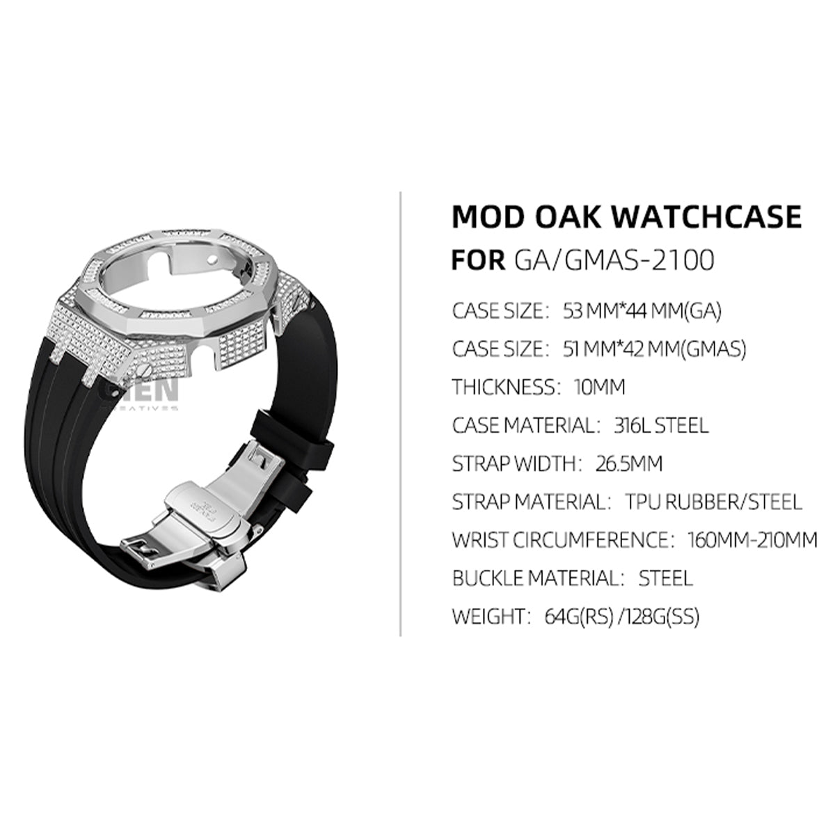 2100 MOD KIT-OAK DM SILVER SS